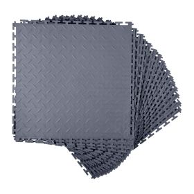 Garage Floor Tiles Interlocking, 16 Pack 20.2 x 20.2 x 0.2 in Interlocking Modular Garage Flooring Tiles (product color: Graphite Grey, Number of Pieces: 16 Pcs)